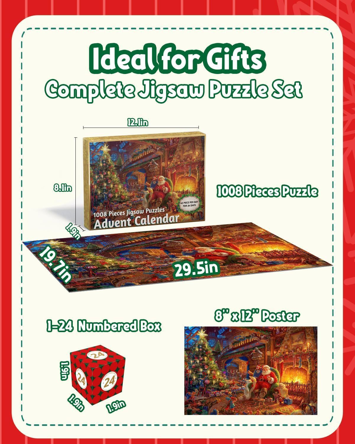 Christmas day Countdown Scene Puzzle