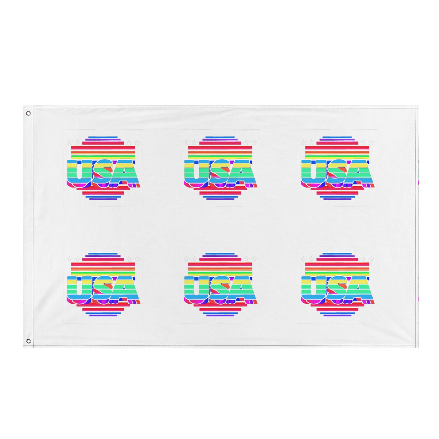 Retro Arcade Style USA - Flag