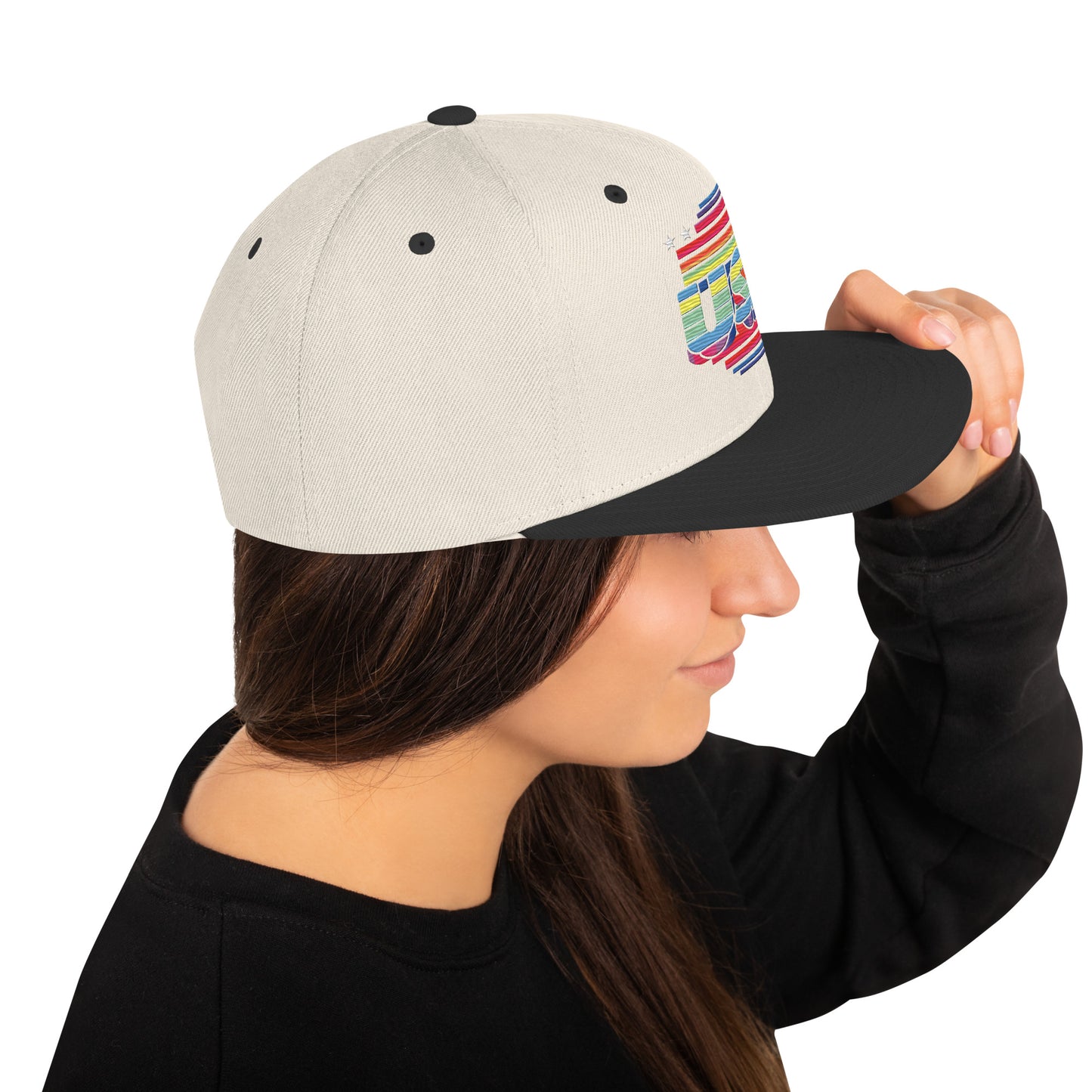 Retro Arcade Style USA - Snapback Hat