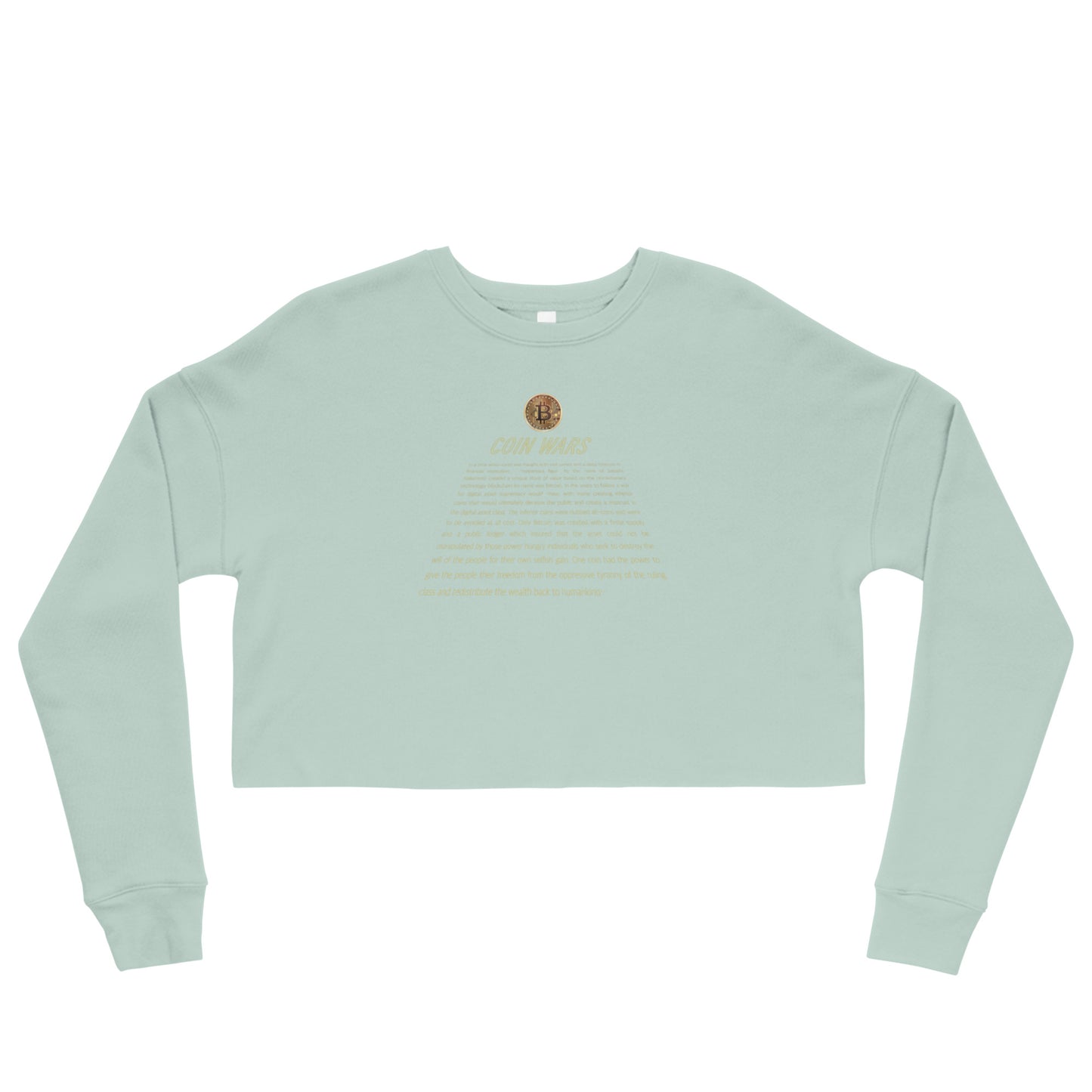 Coin Wars - Crop Sweatshirt