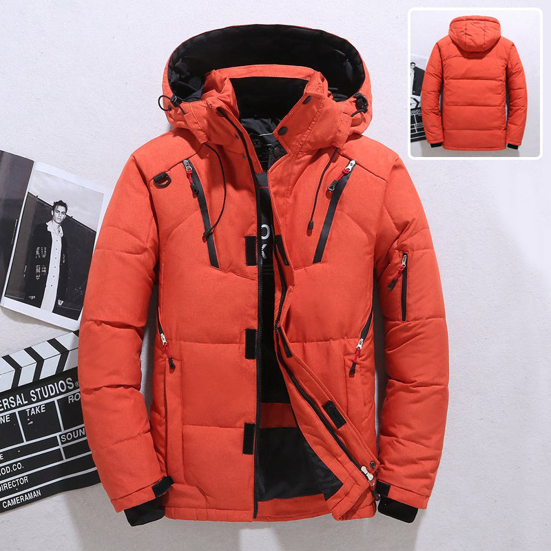 Men's Warm Outdoor Windproof Hooded Jacket