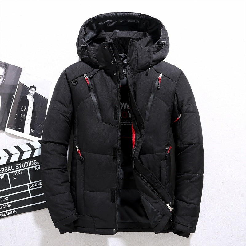 Men's Warm Outdoor Windproof Hooded Jacket