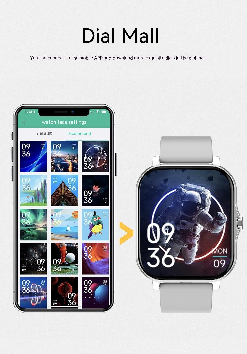 Custom Dial Music Voice Assistant Bluetooth Calling Smart Watch
