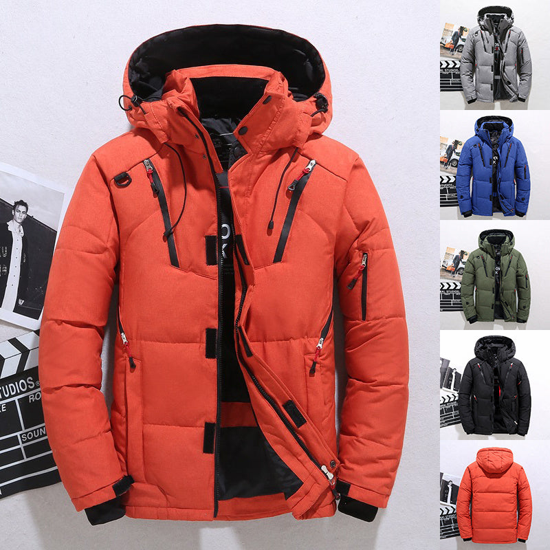 Men's Warm Outdoor Windproof Hooded Jacket