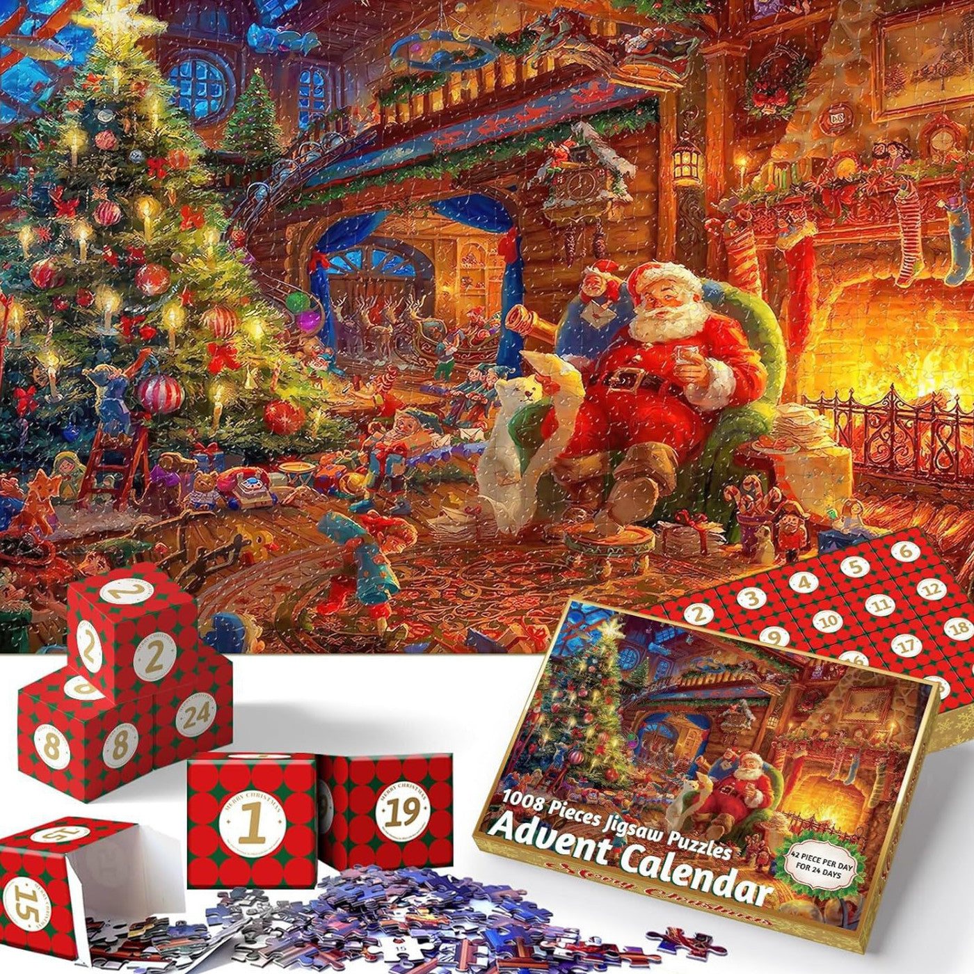 Christmas day Countdown Scene Puzzle