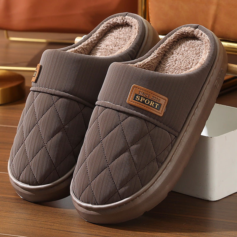 Men's Warm Plush Slippers