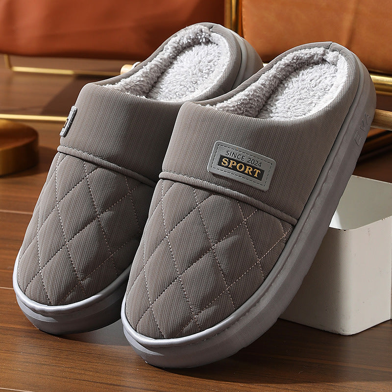 Men's Warm Plush Slippers