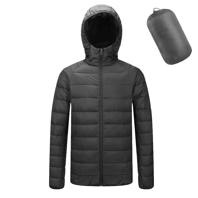 Men's Lightweight Hooded Warm Jacket
