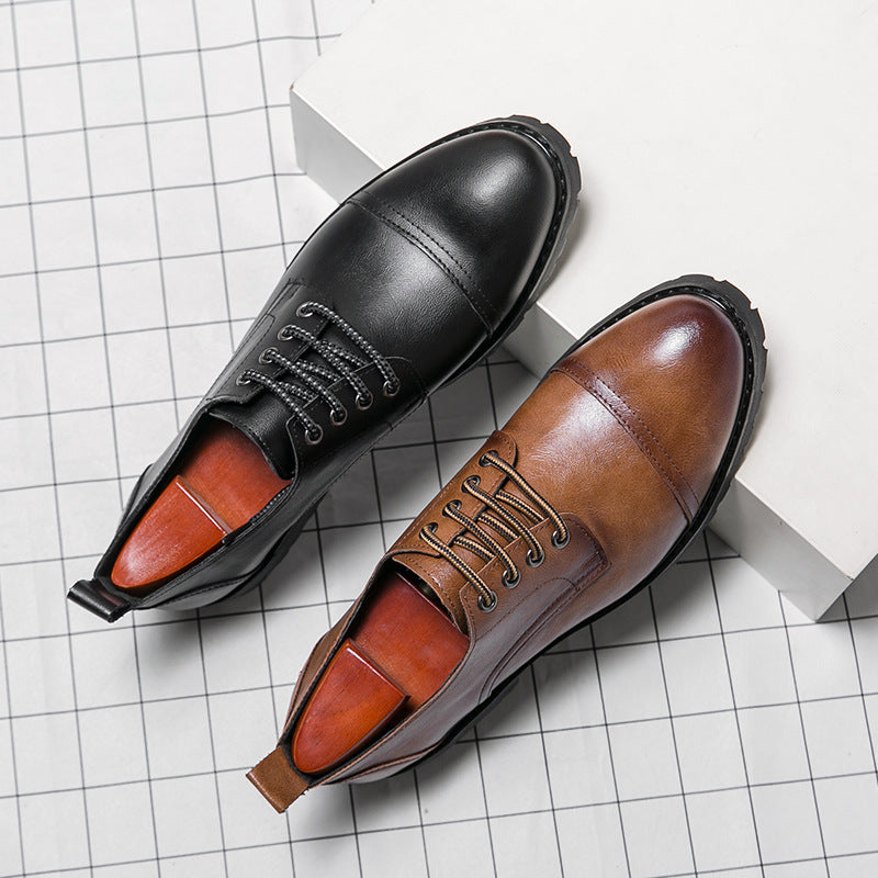 Men's Three-joint Leather Shoes