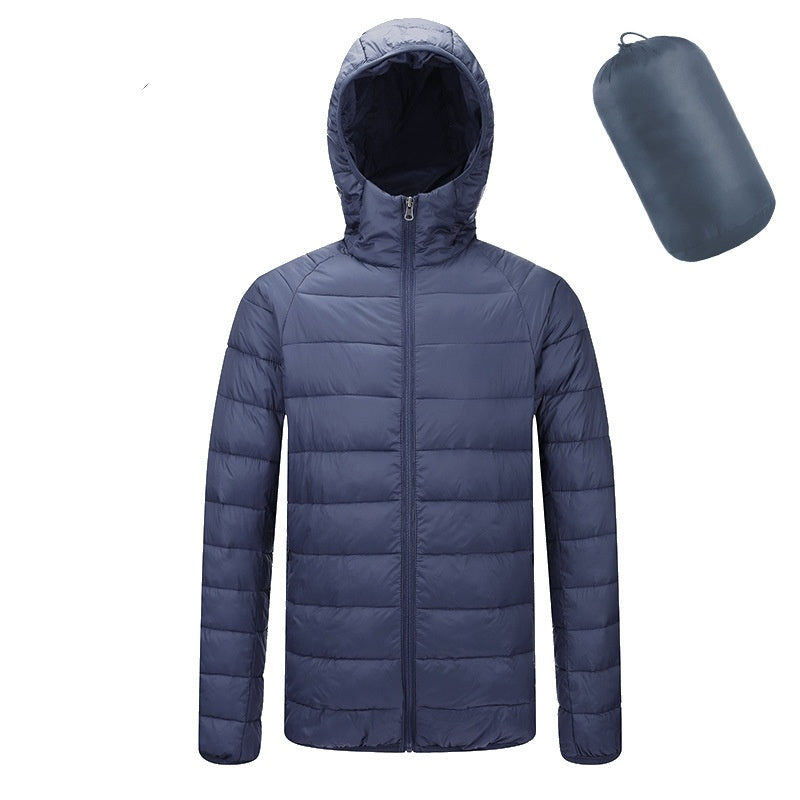 Men's Lightweight Hooded Warm Jacket
