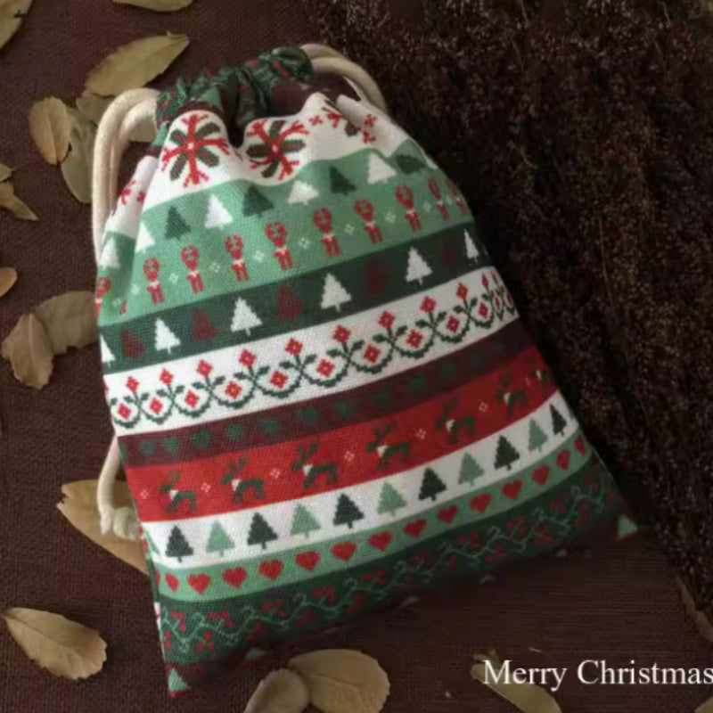 Christmas cinch Bag