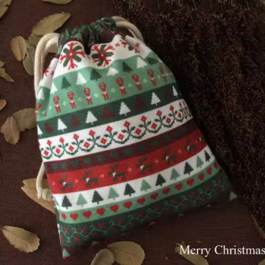 Christmas cinch Bag