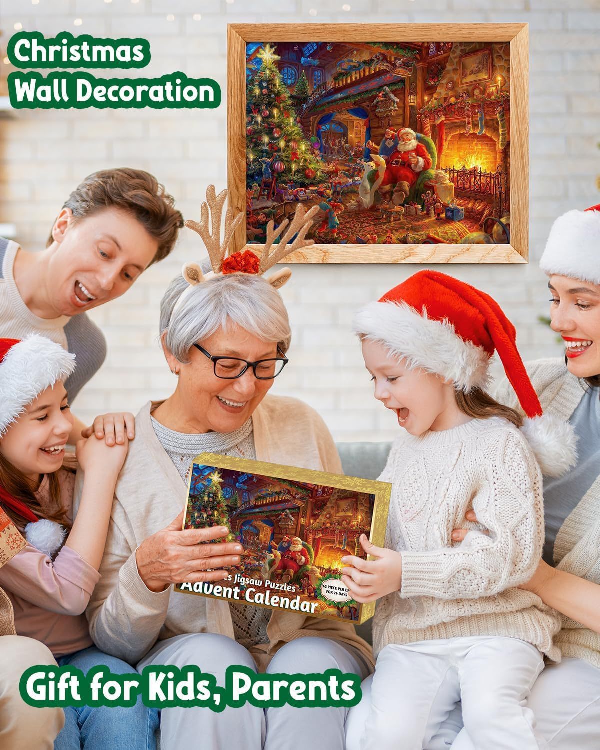Christmas day Countdown Scene Puzzle