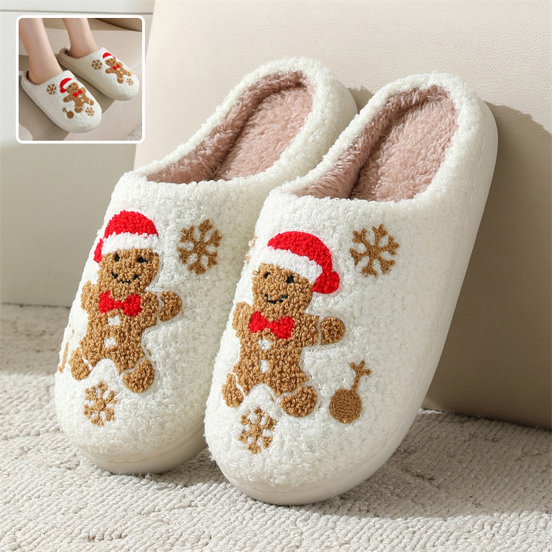 Christmas Gingerbread Slippers