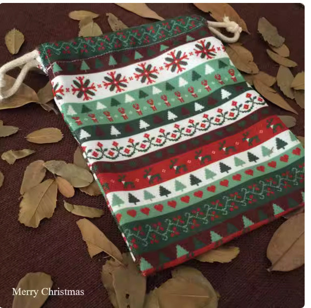 Christmas cinch Bag