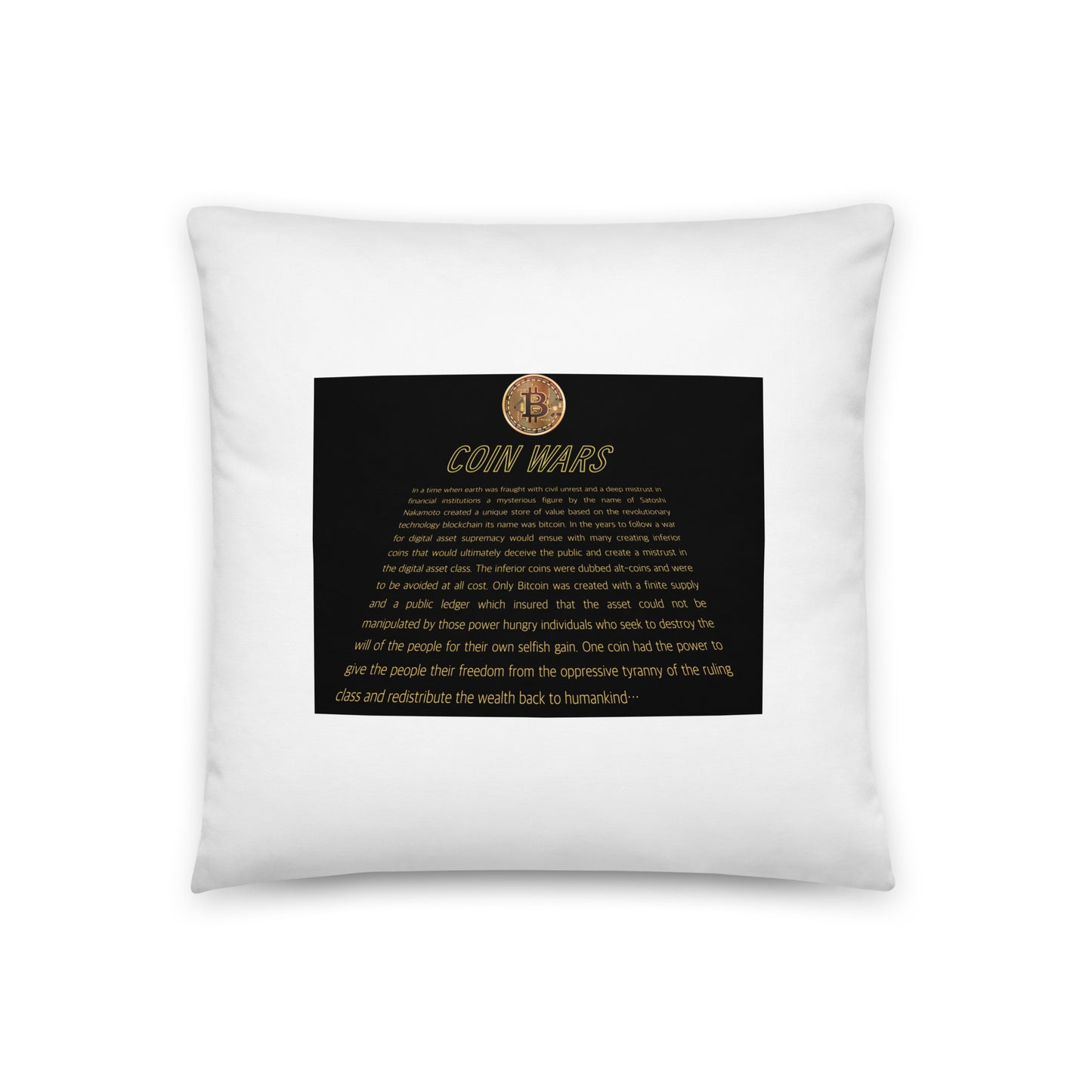 Coin Wars - Basic Pillow
