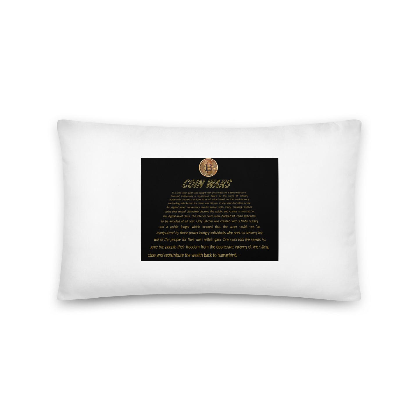 Coin Wars - Basic Pillow