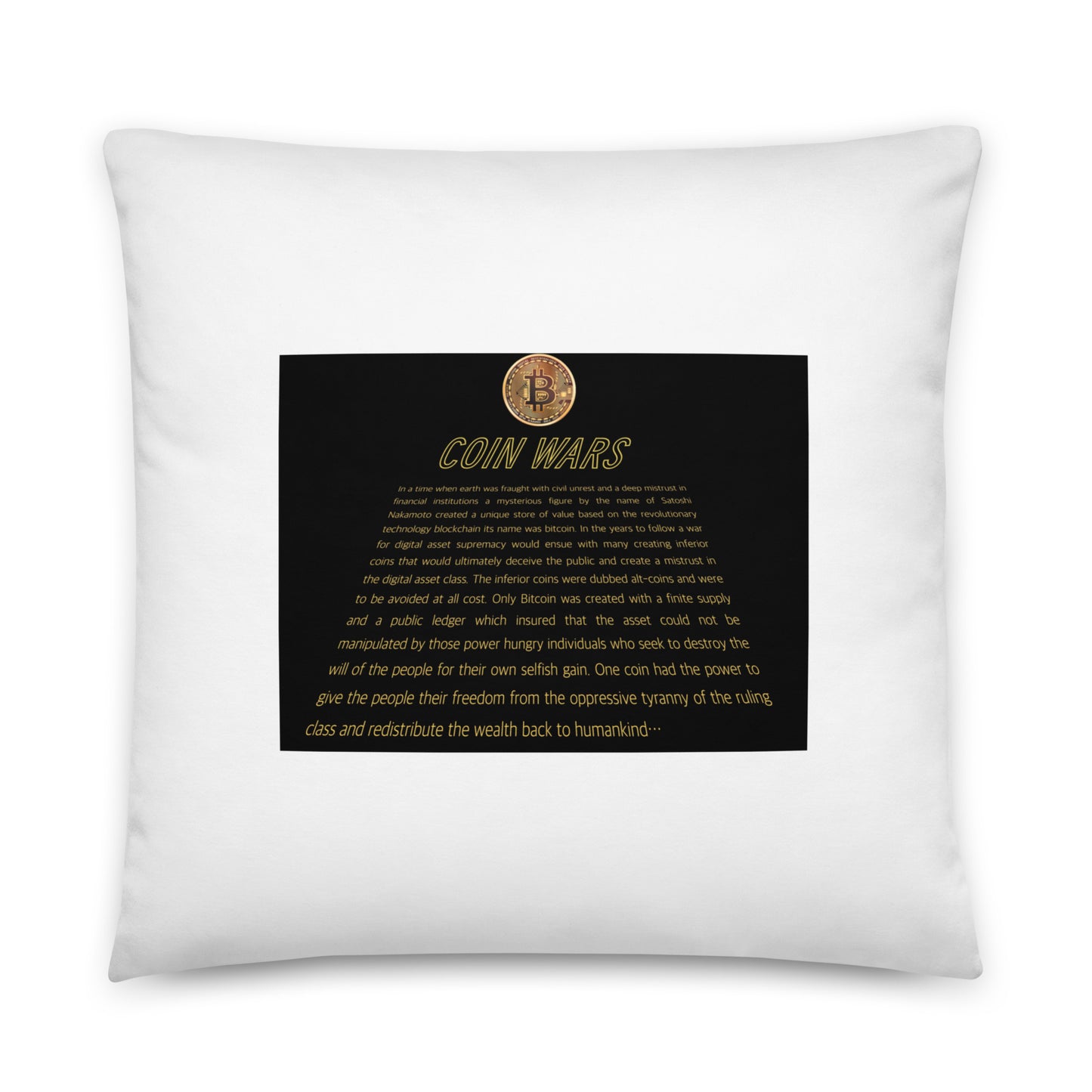 Coin Wars - Basic Pillow