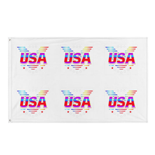 Retro USA Veteran Stars - Flag