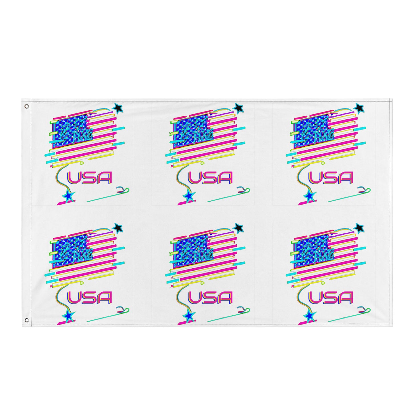 Retro USA Flag - Flag