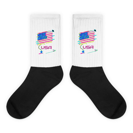 Retro USA Flag - Socks