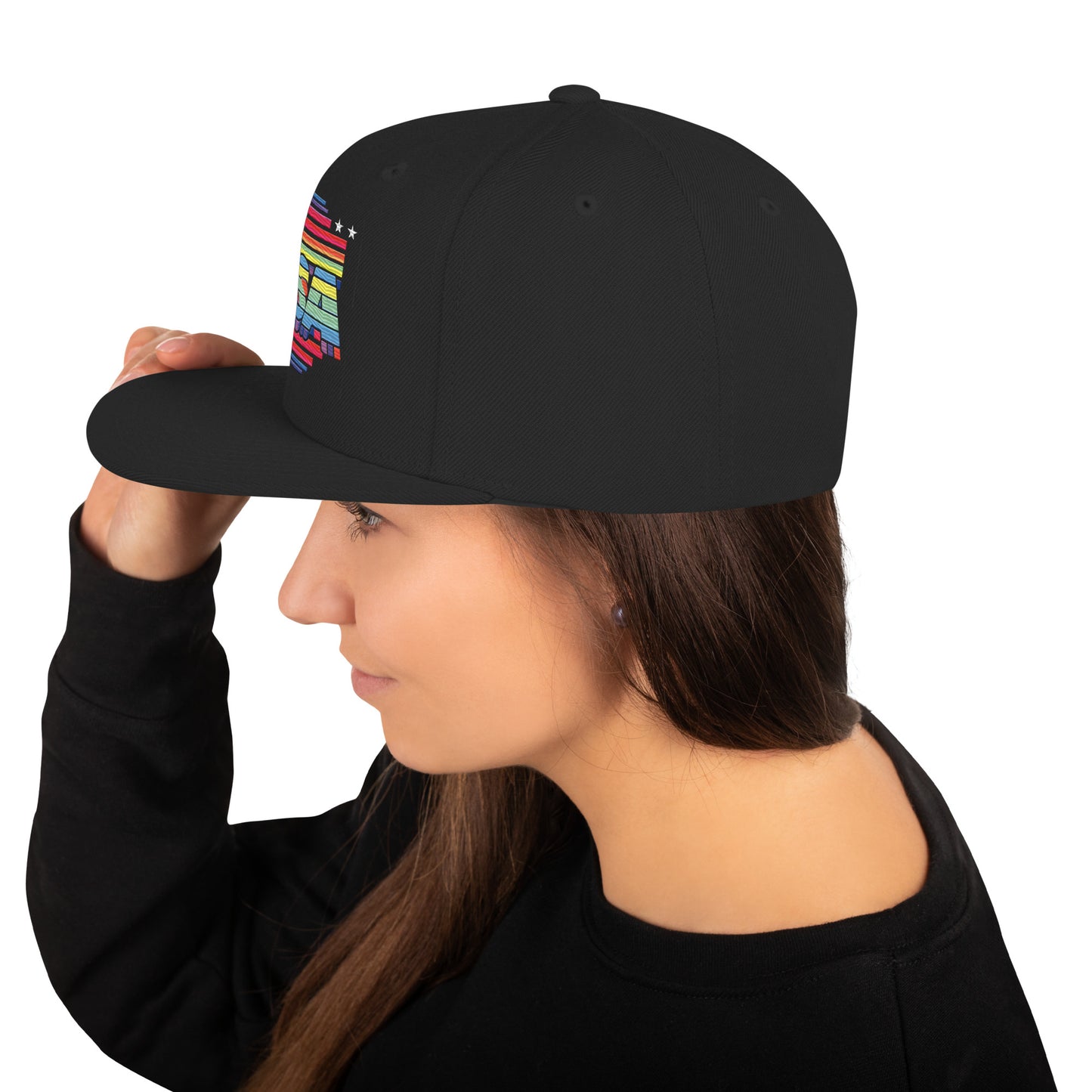 Retro Arcade Style USA - Snapback Hat