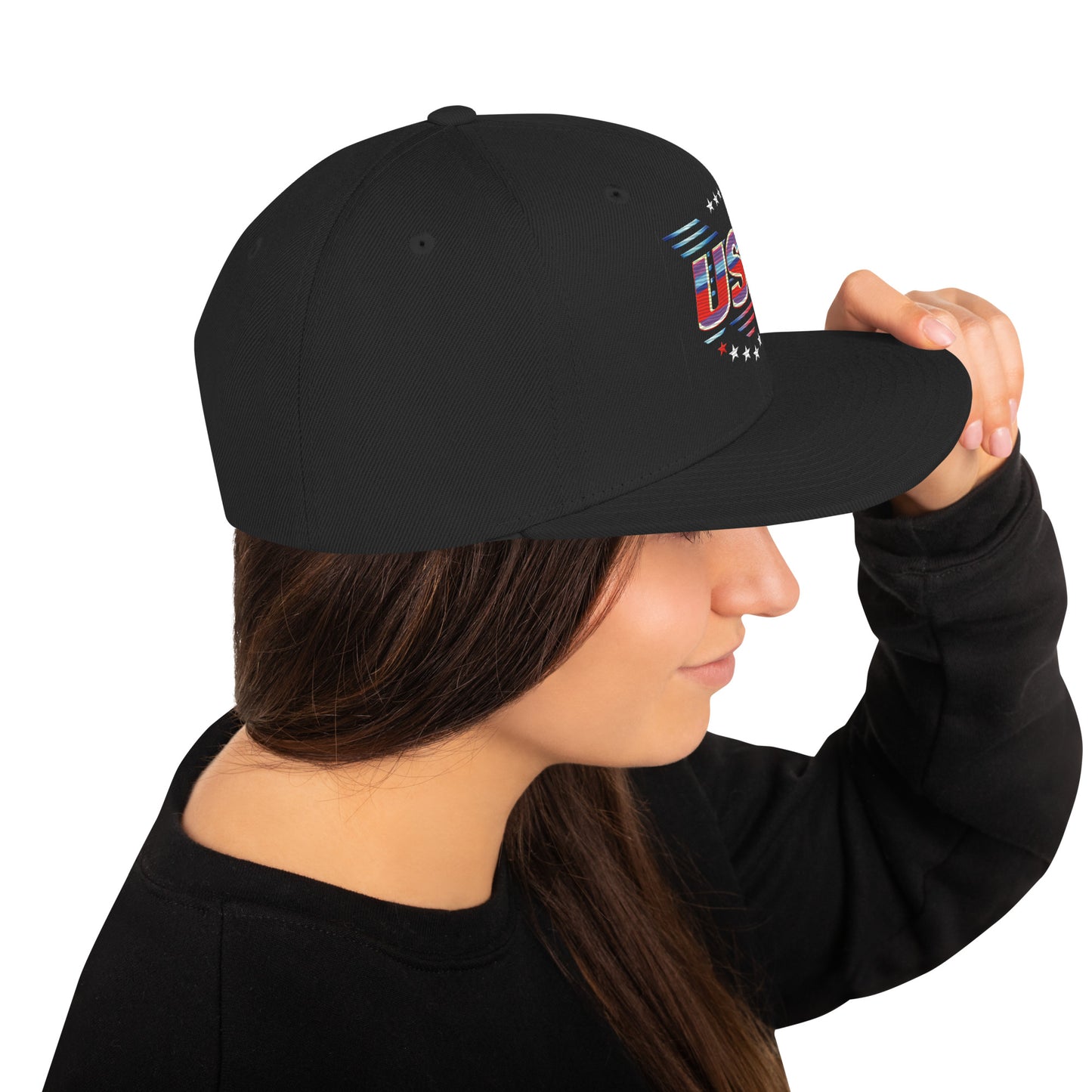 Retro USA Veteran Stars - Snapback Hat