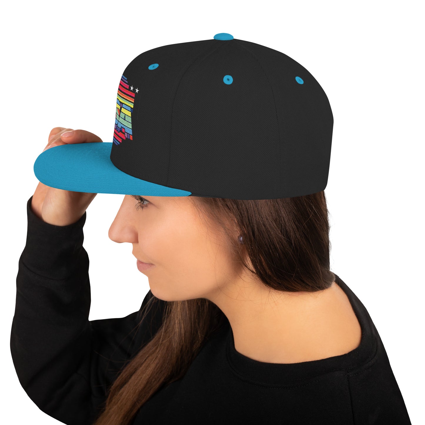 Retro Arcade Style USA - Snapback Hat