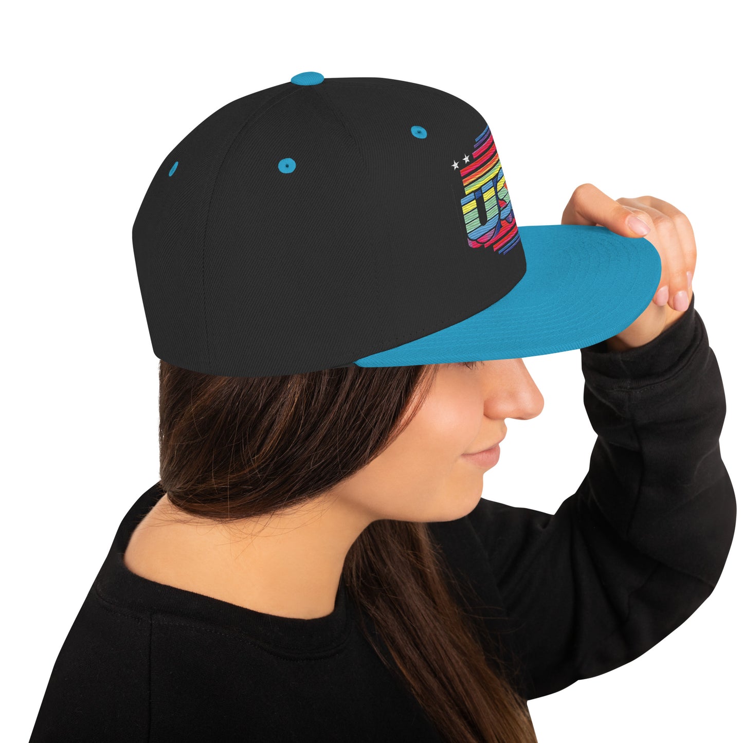 Retro Arcade Style USA - Snapback Hat