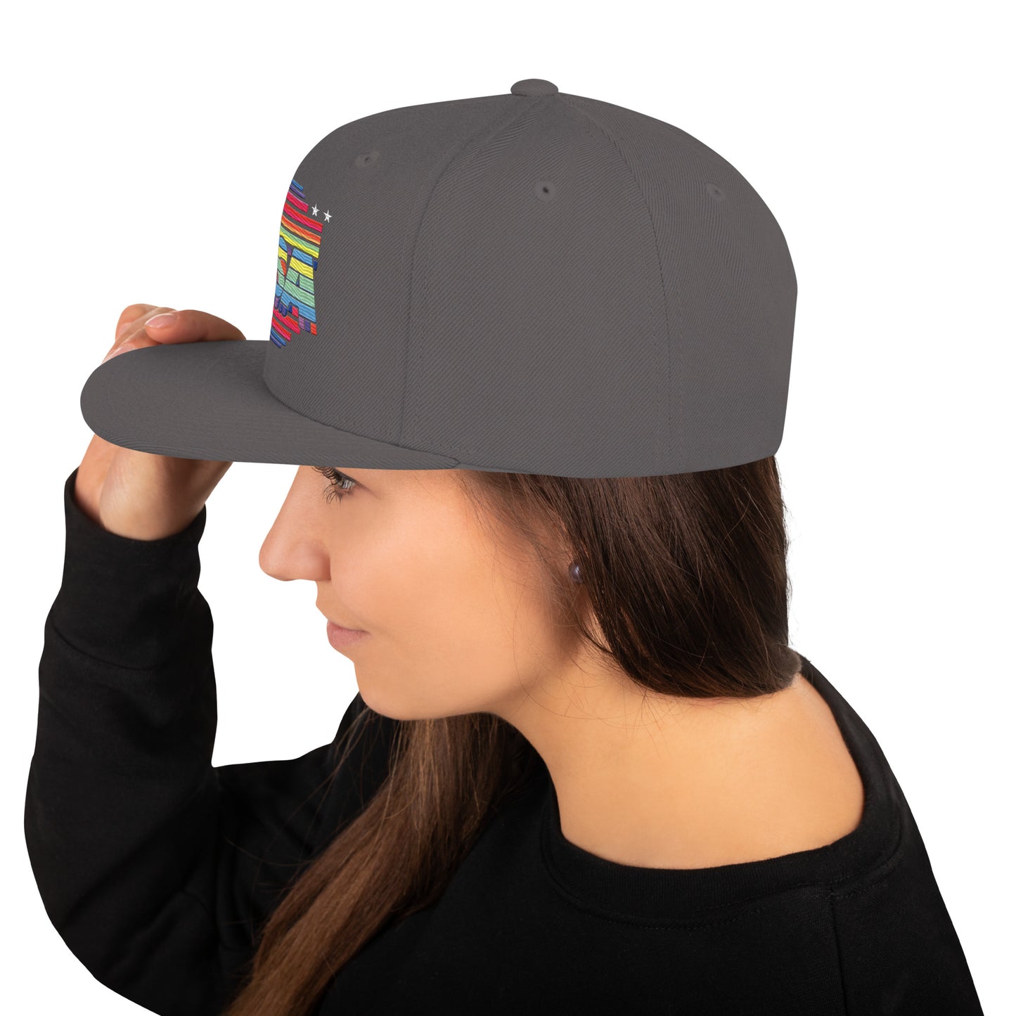 Retro Arcade Style USA - Snapback Hat