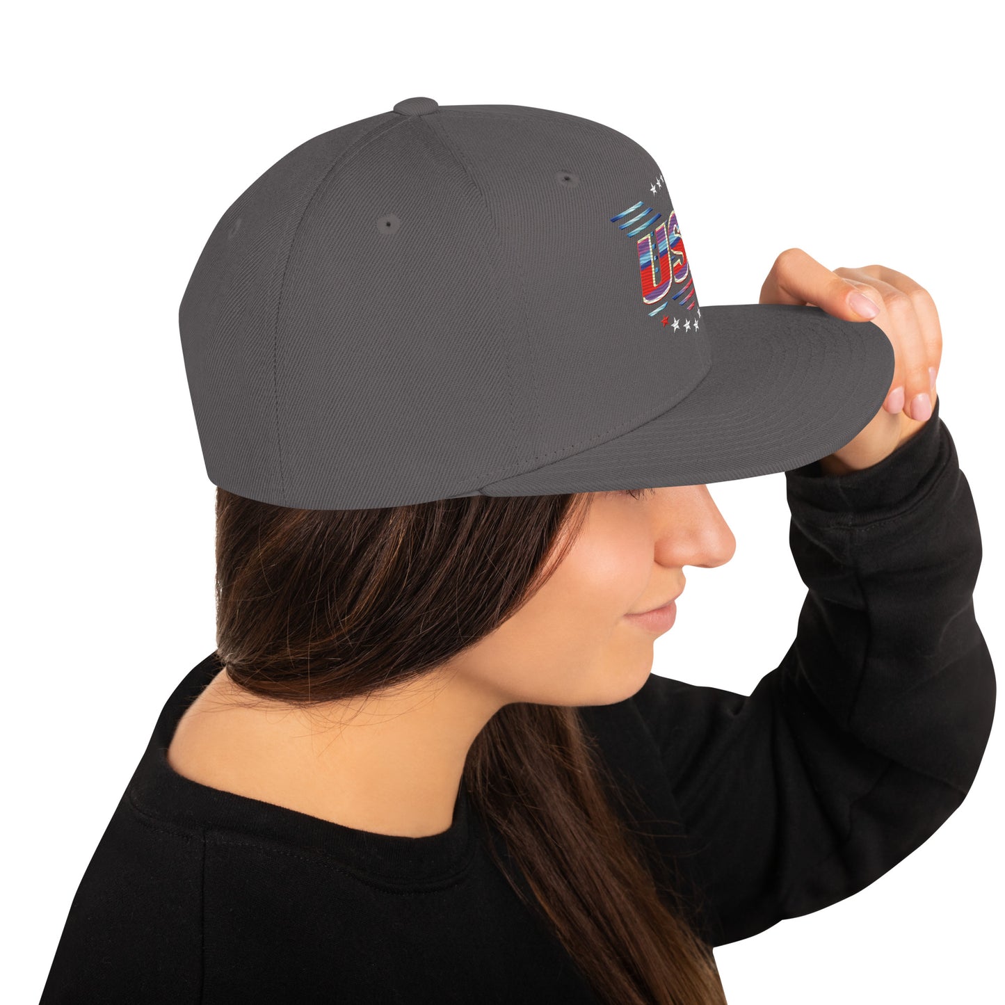 Retro USA Veteran Stars - Snapback Hat