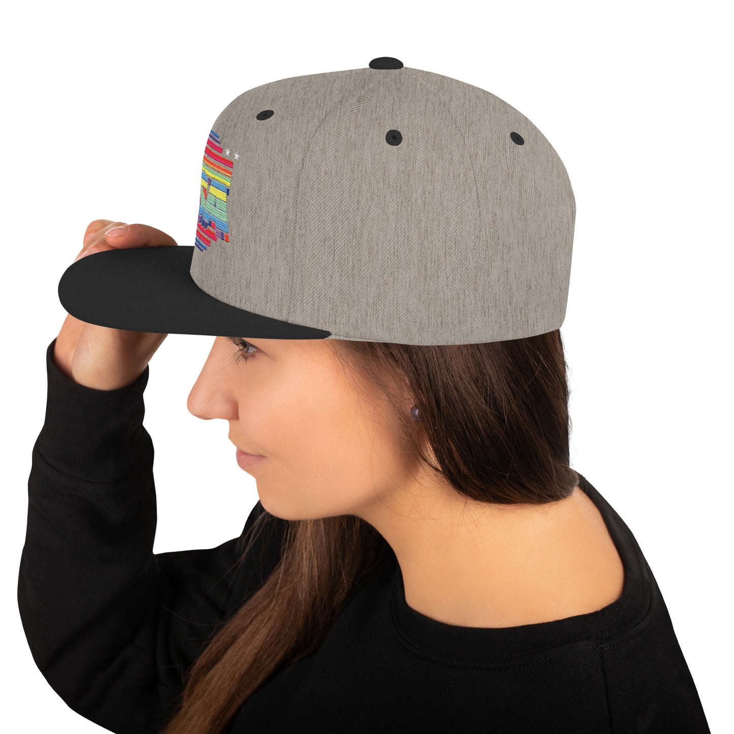 Retro Arcade Style USA - Snapback Hat