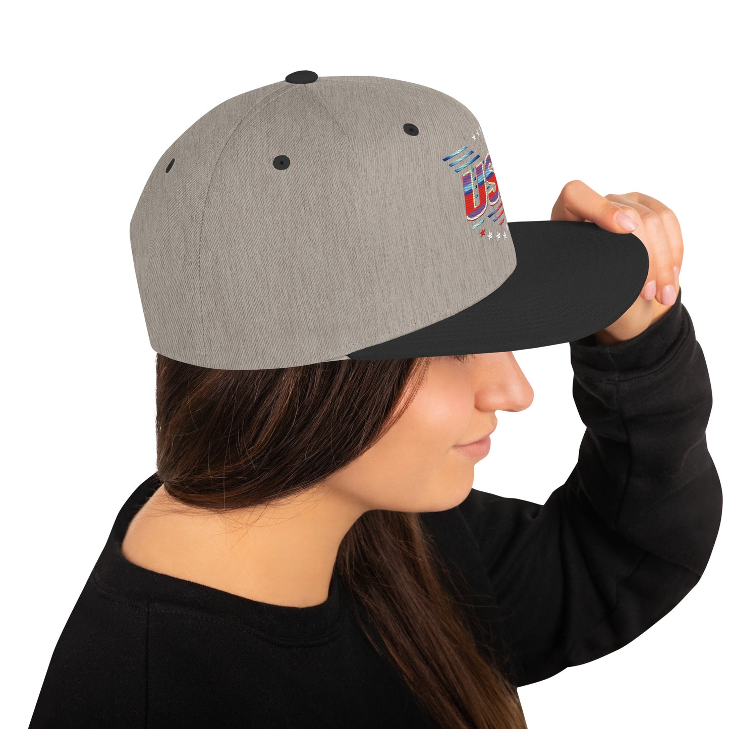 Retro USA Veteran Stars - Snapback Hat