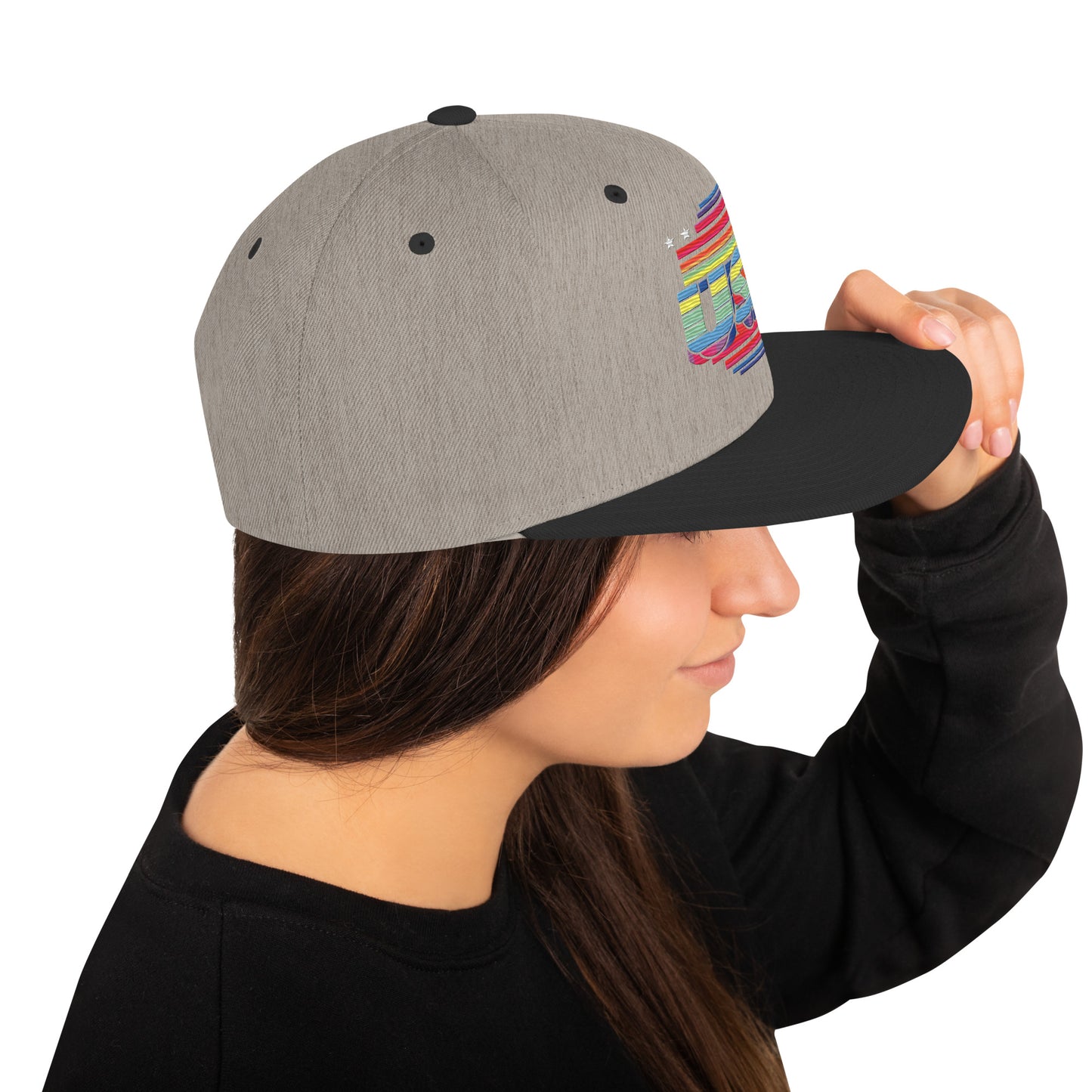 Retro Arcade Style USA - Snapback Hat