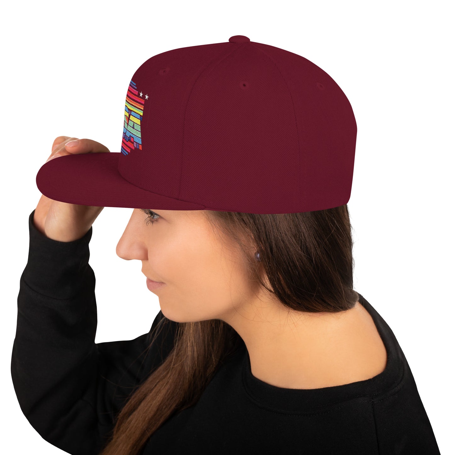 Retro Arcade Style USA - Snapback Hat