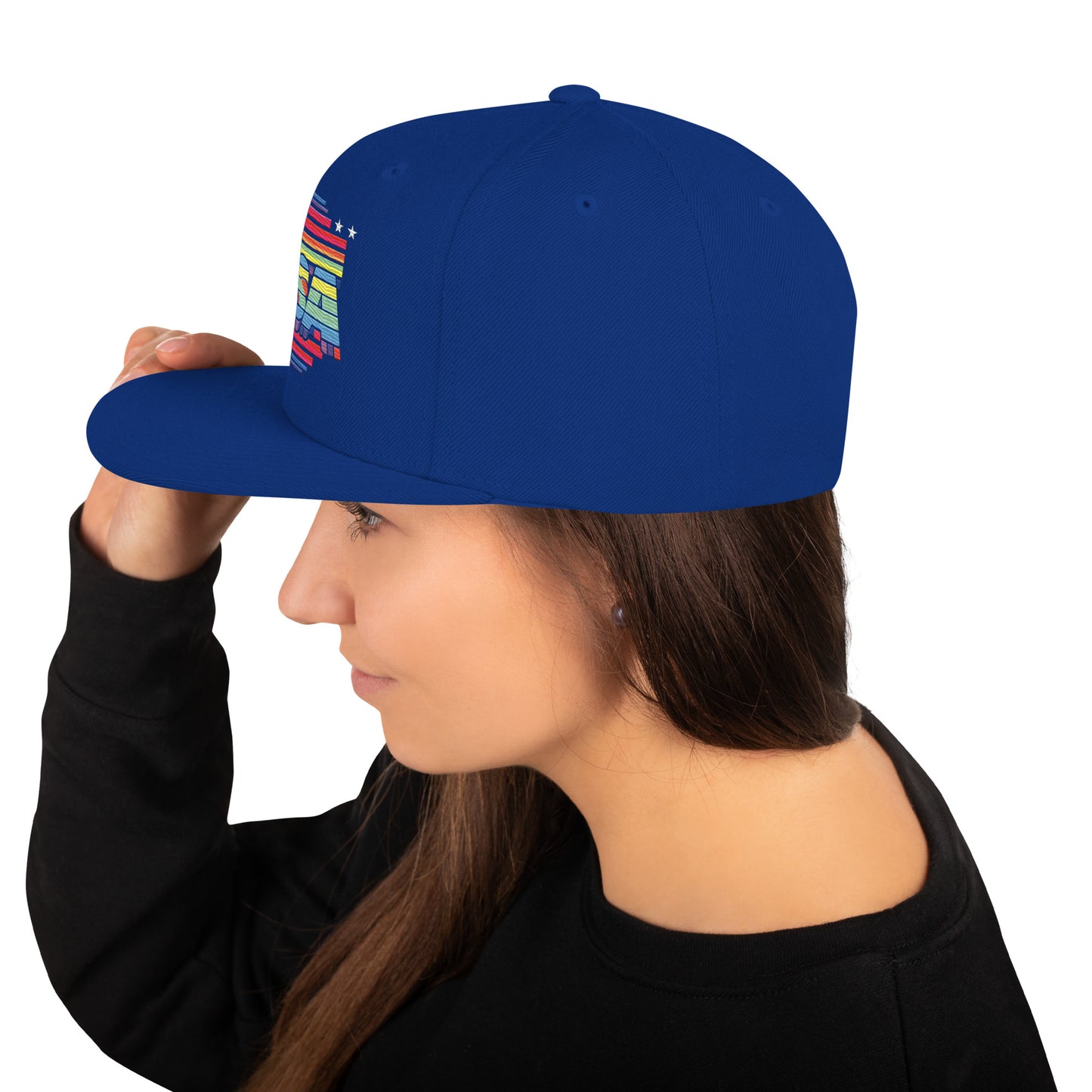 Retro Arcade Style USA - Snapback Hat