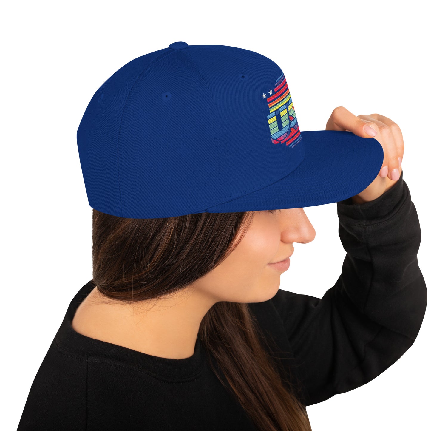 Retro Arcade Style USA - Snapback Hat