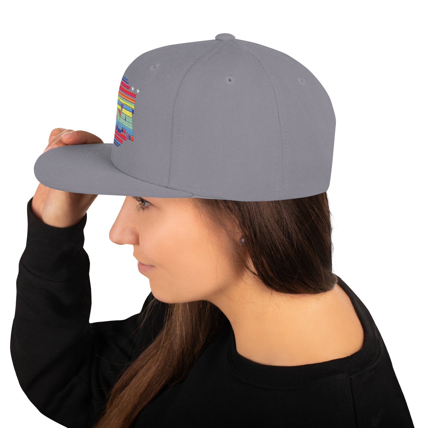 Retro Arcade Style USA - Snapback Hat