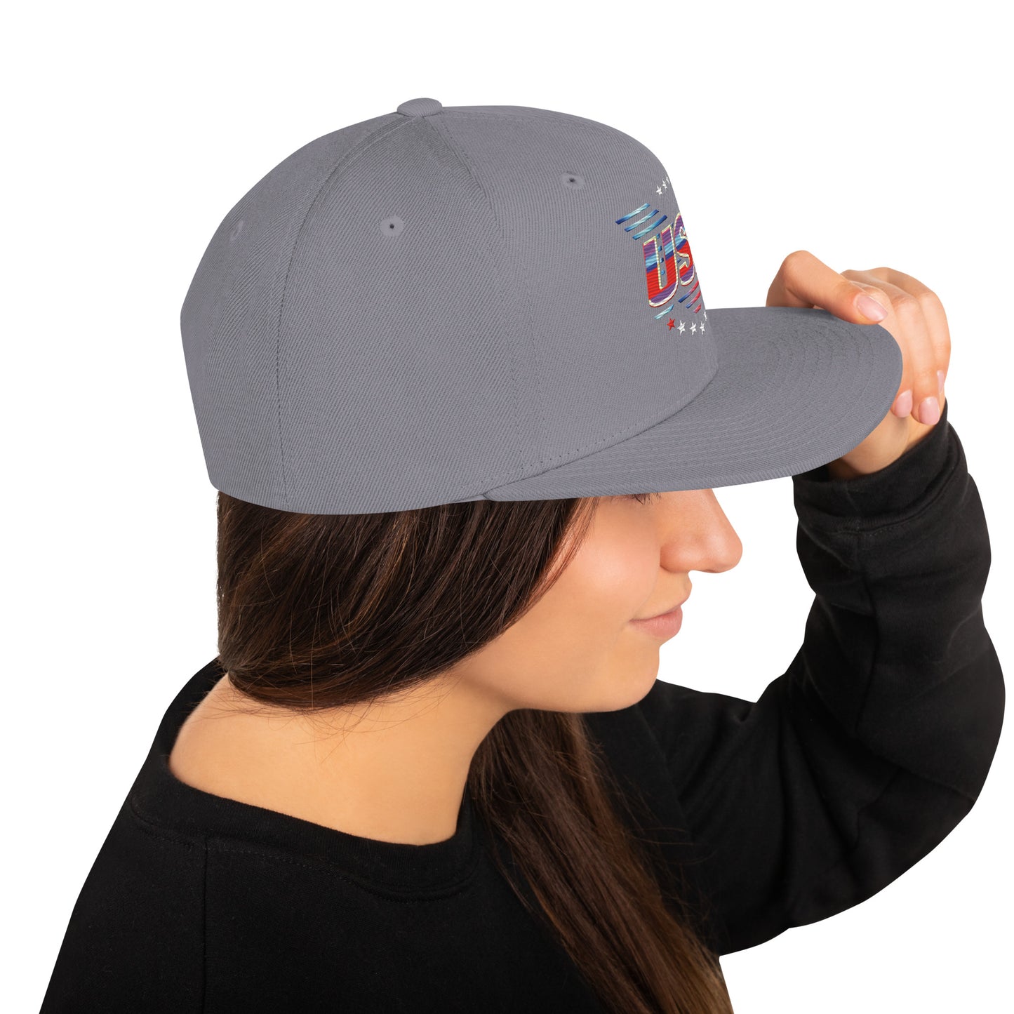 Retro USA Veteran Stars - Snapback Hat