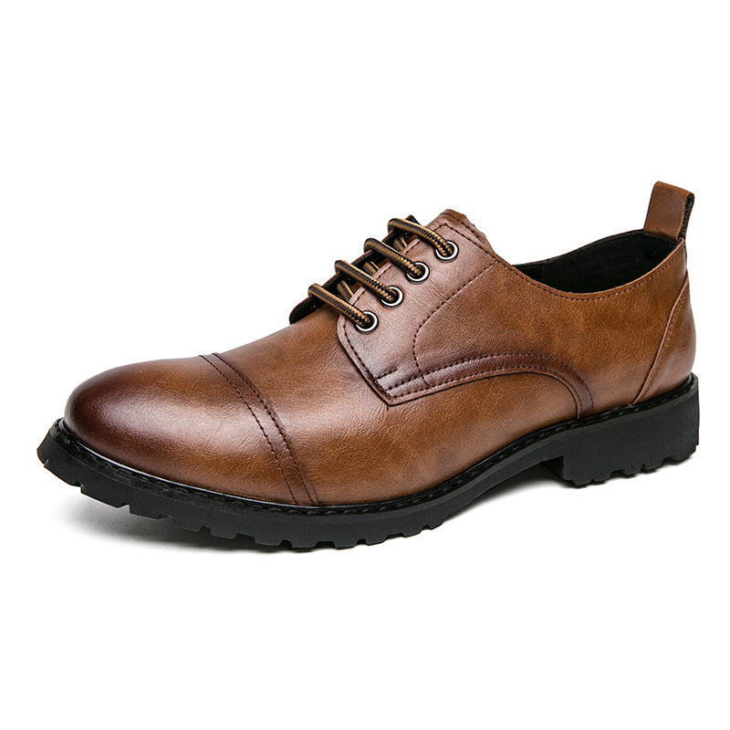 Men's Three-joint Leather Shoes