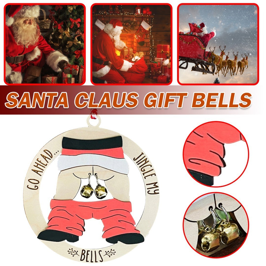 Christmas Wooden Bell Pendant