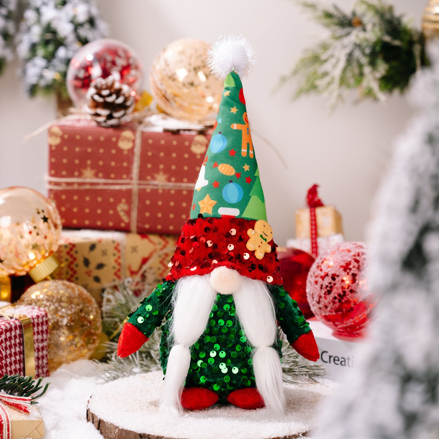 Christmas Fabric Doll Ornament