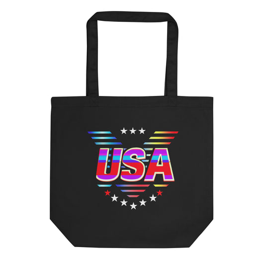Retro USA Veteran Stars - Eco Tote Bag