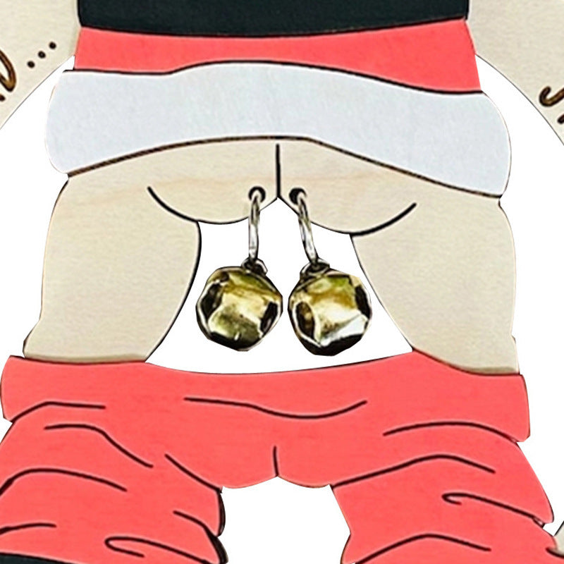 Christmas Wooden Bell Pendant