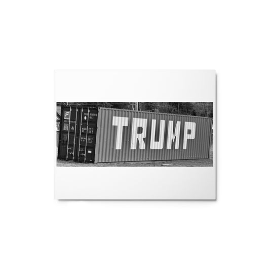 Trump container - Metal prints