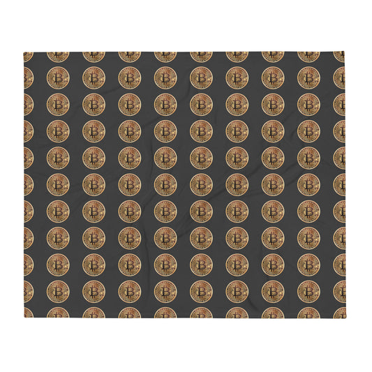Bitcoin - Throw Blanket
