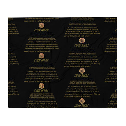 Coin Wars - Throw Blanket