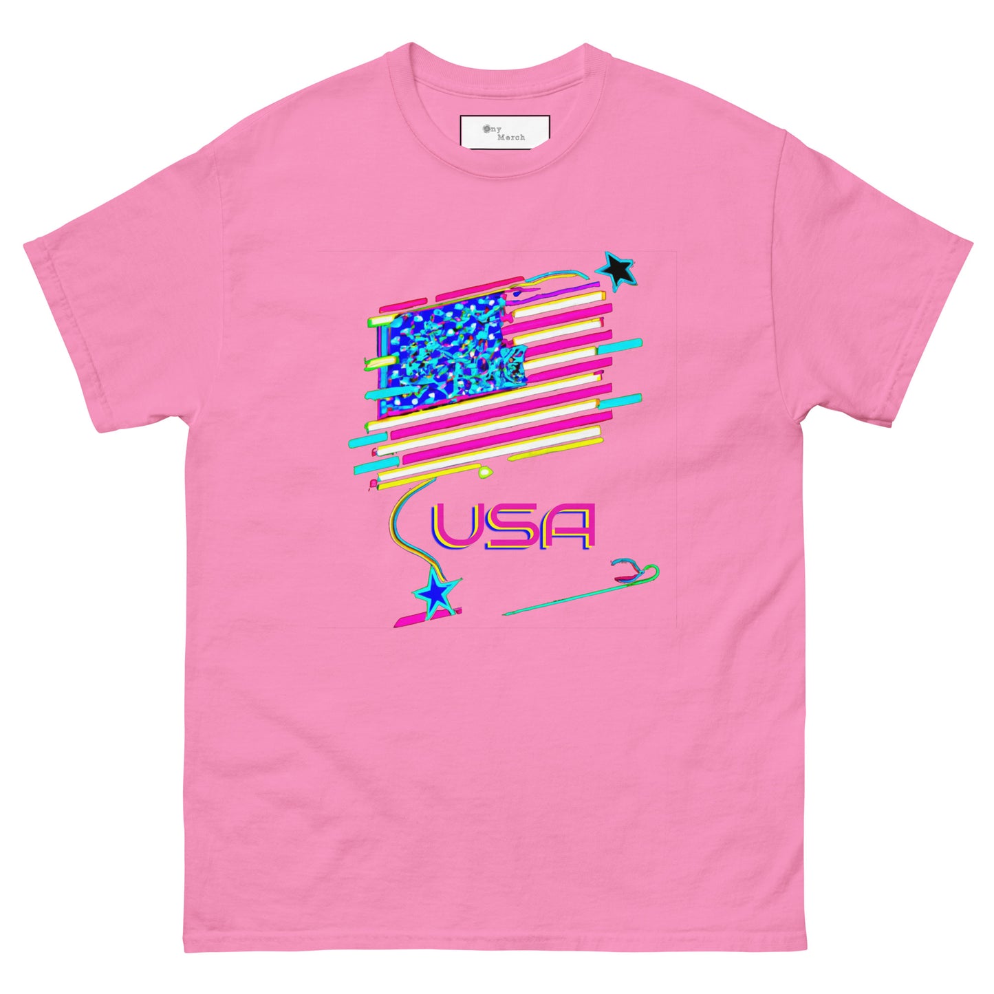 Retro USA Flag - Unisex classic tee