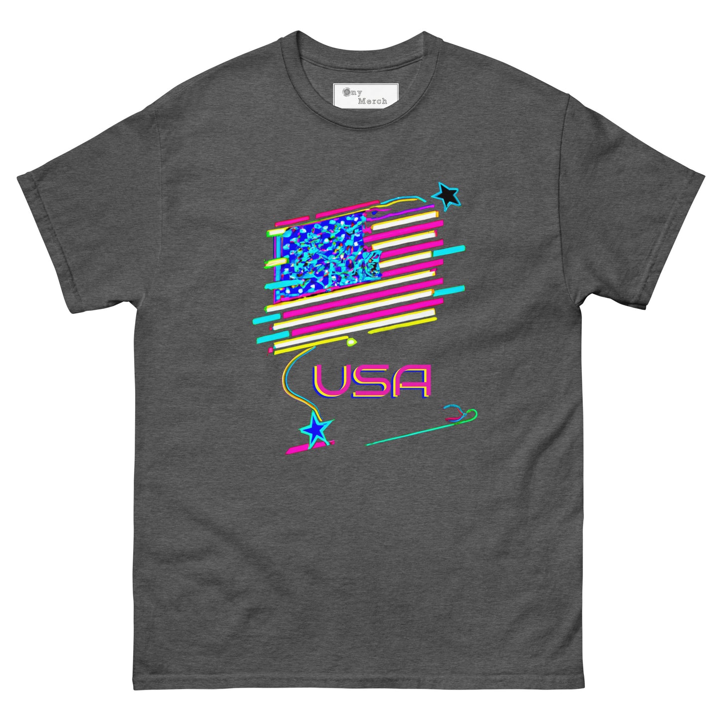 Retro USA Flag - Unisex classic tee