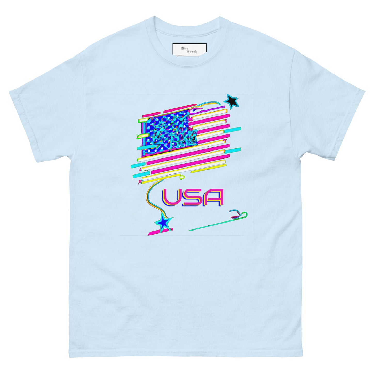 Retro USA Flag - Unisex classic tee